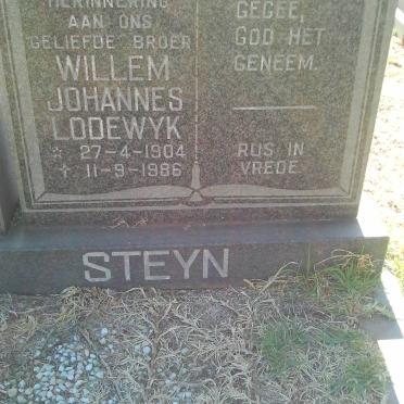 STEYN Willem Johannes Lodewyk 1904-1986