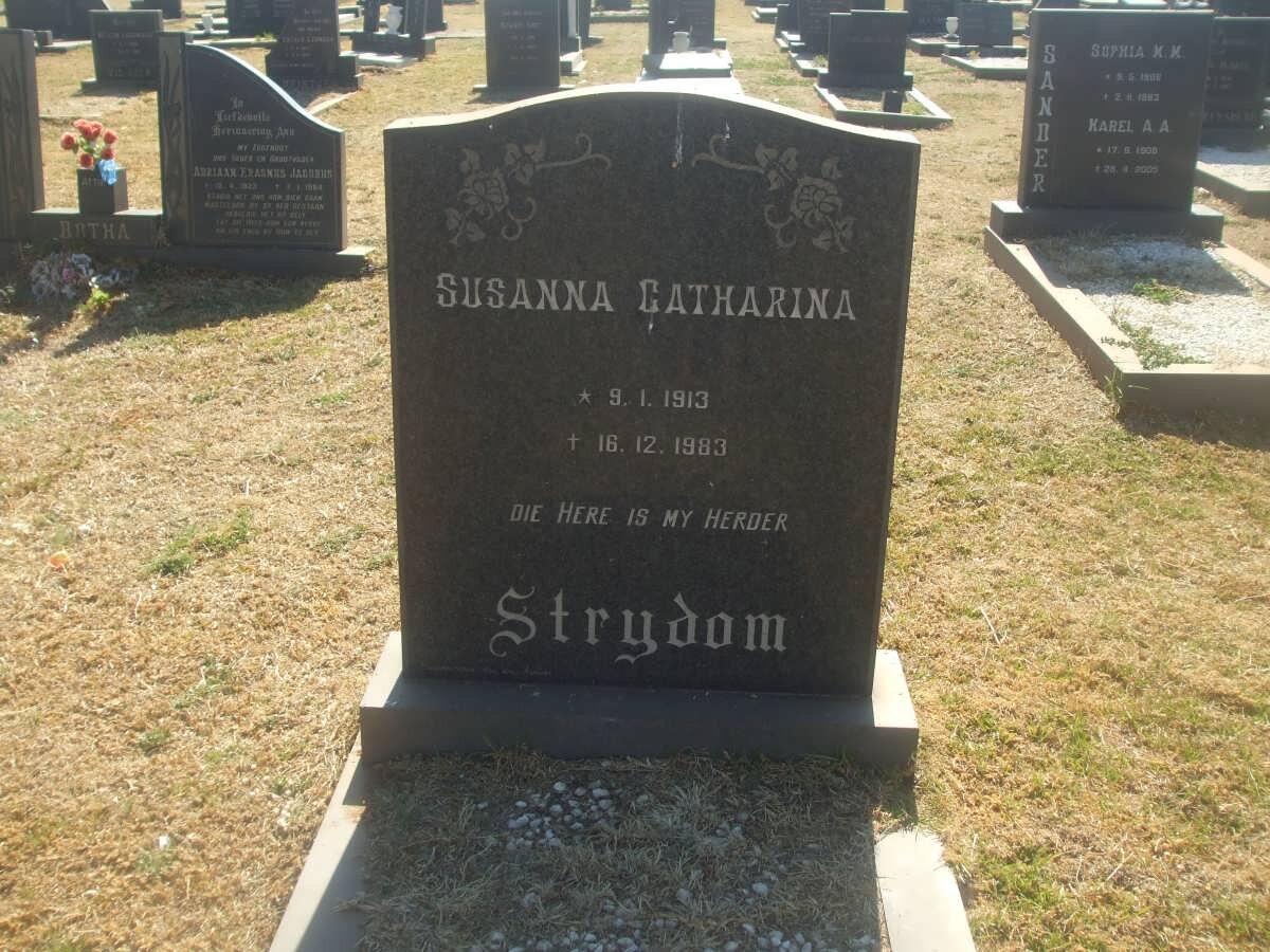 STRYDOM Susanna Catharina 1913-1983