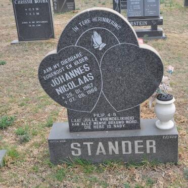 STANDER Johannes Nicolaas 1967-1998