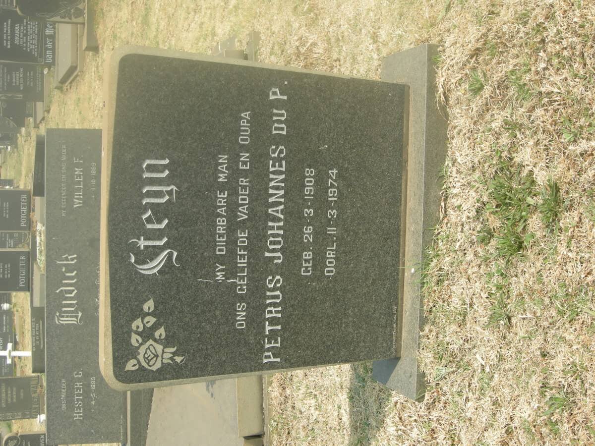 STEYN Petrus Johannes Du P. 1908-1974