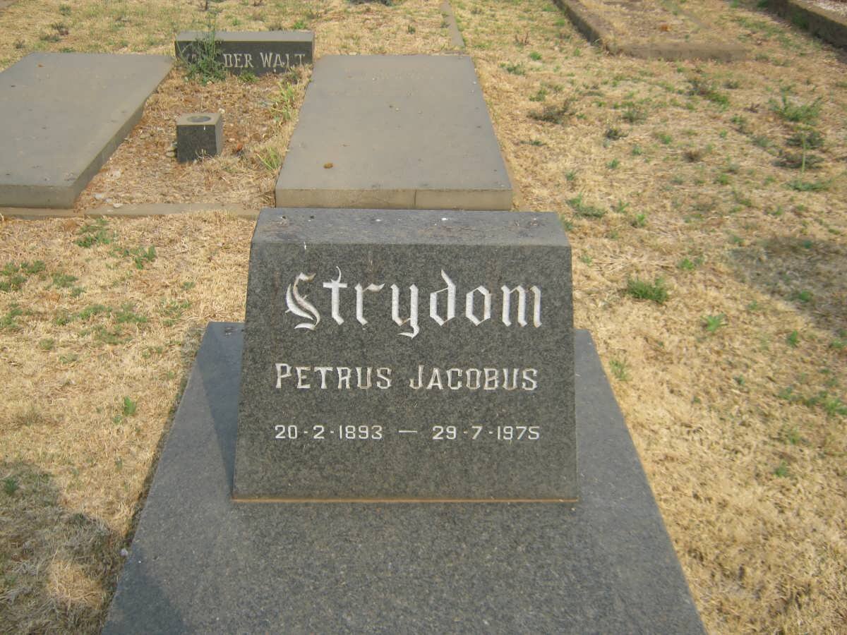 STRYDOM Petrus Jacobus 1893-1975