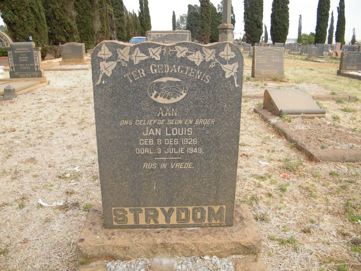 STRYDOM Jan Louis 1926-1949