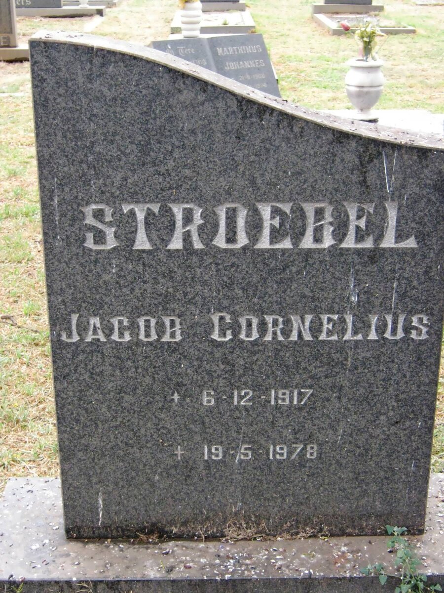 STROEBEL Jacob Cornelius 1917-1978