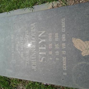 STEYN Johanna Louisa 1909-1988