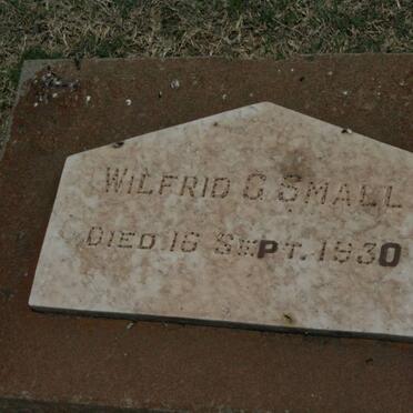 SMALL Wilfrid G. -1930