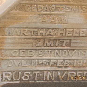 SMIT Martha Helena 1907-1918