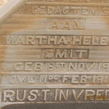 SMIT Martha Helena 1907-1918