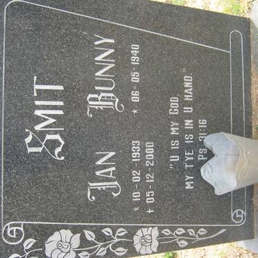SMIT Jan 1933-2000 &amp; Bunny 1940-