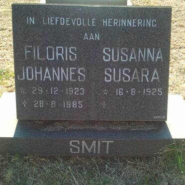 SMIT Filoris Johannes 1923-1985 &amp; Susanna Susara 1925-