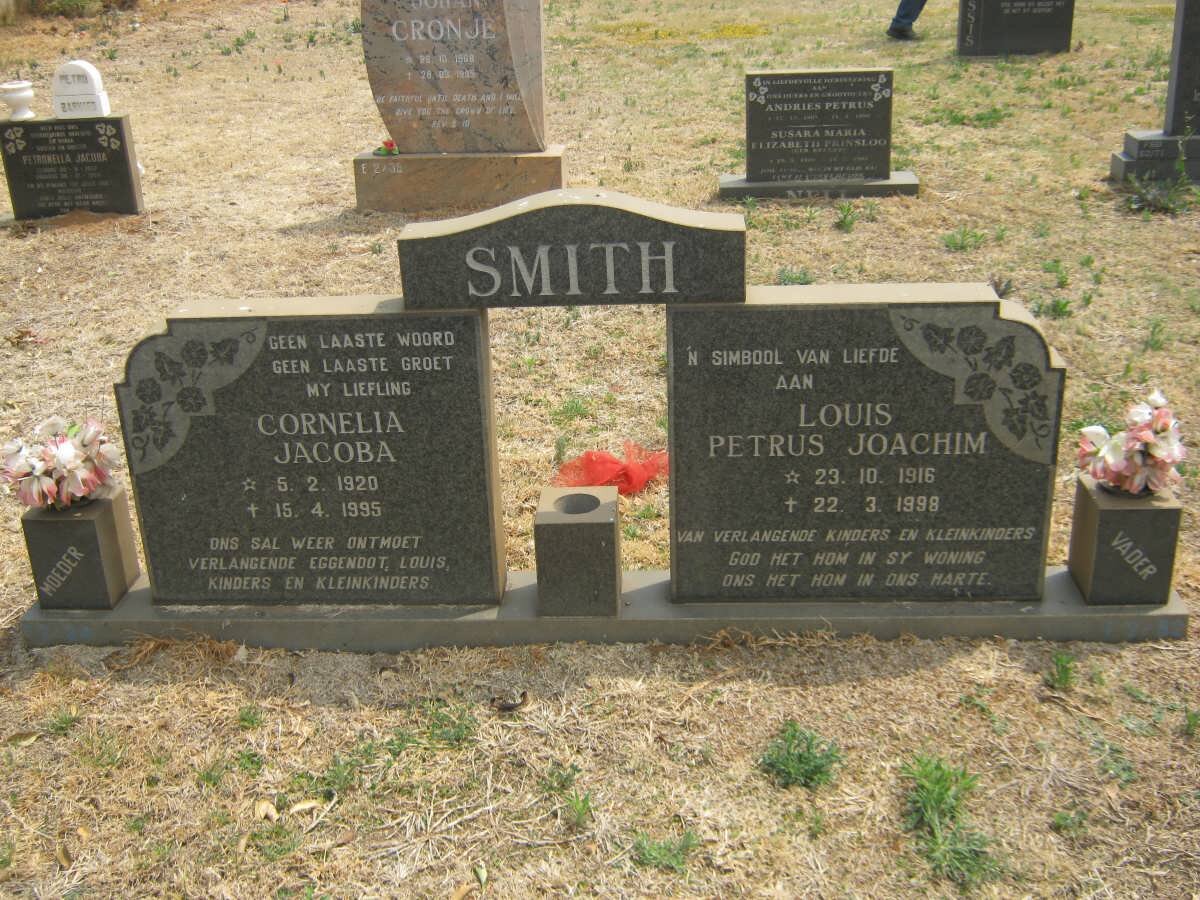 SMITH Louis Petrus Joachim 1916-1998 &amp; Cornelia Jacoba 1920-1995