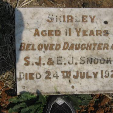 SNOOKE Shirley -1927