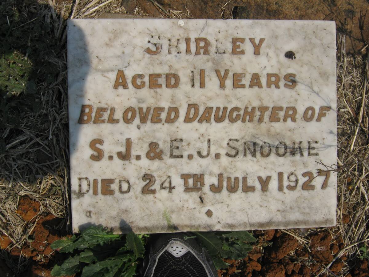 SNOOKE Shirley -1927