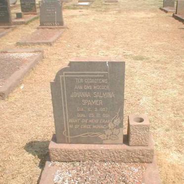 SPAMER Johanna Salmina 1887-1961