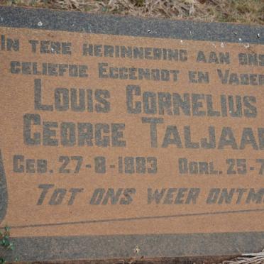 TALJAARD Louis Cornelius George 1883-1956