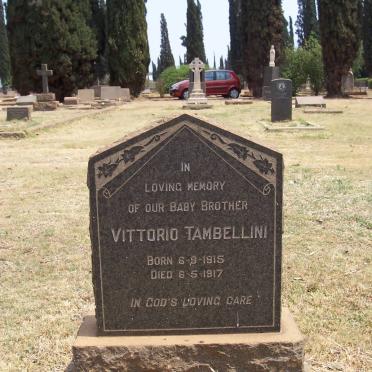 TAMBELLINI Vittorio 1915-1917