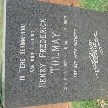 TOLMAY Henry Frederick 1929-1968