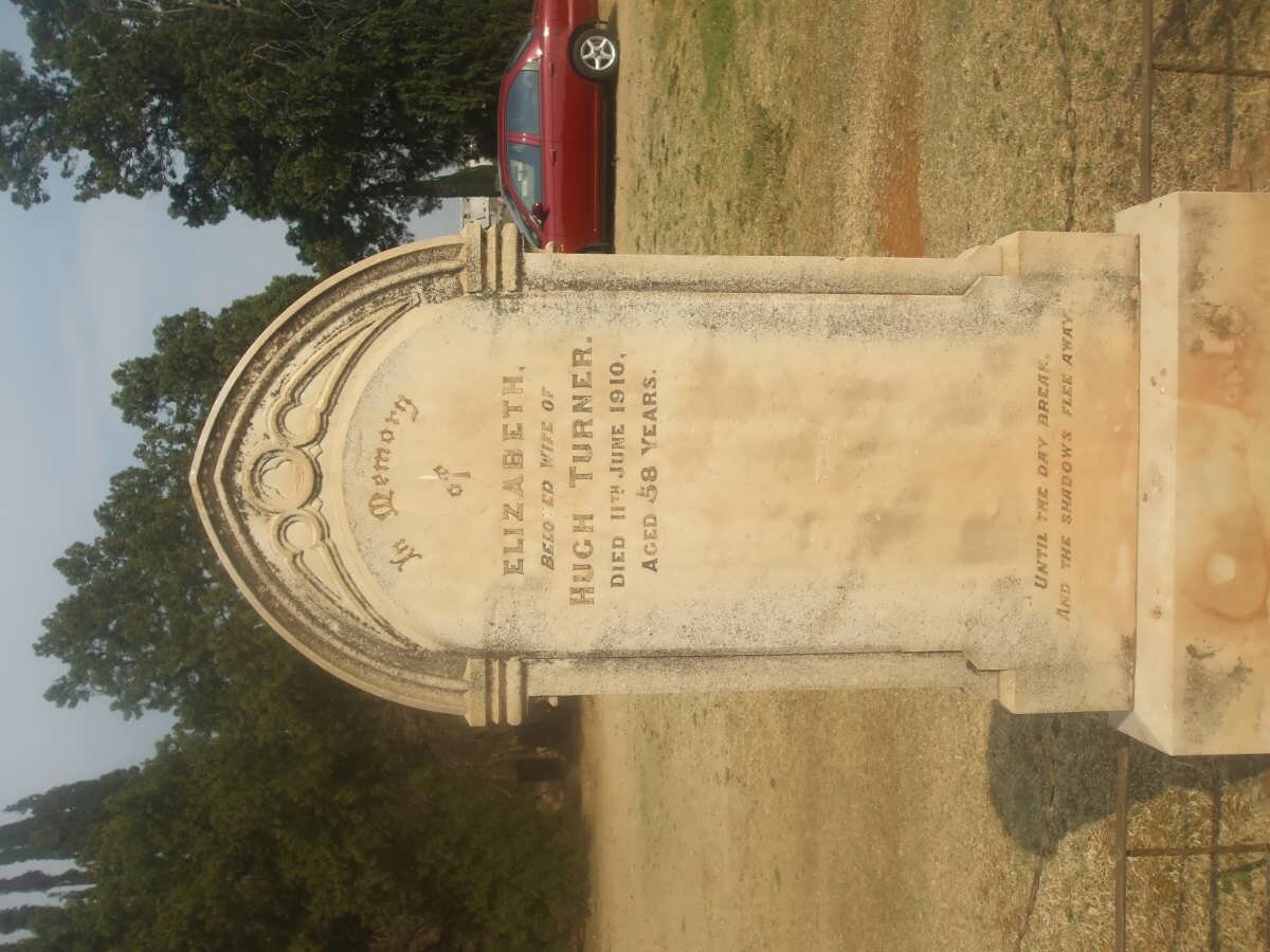 TURNER Elizabeth -1910