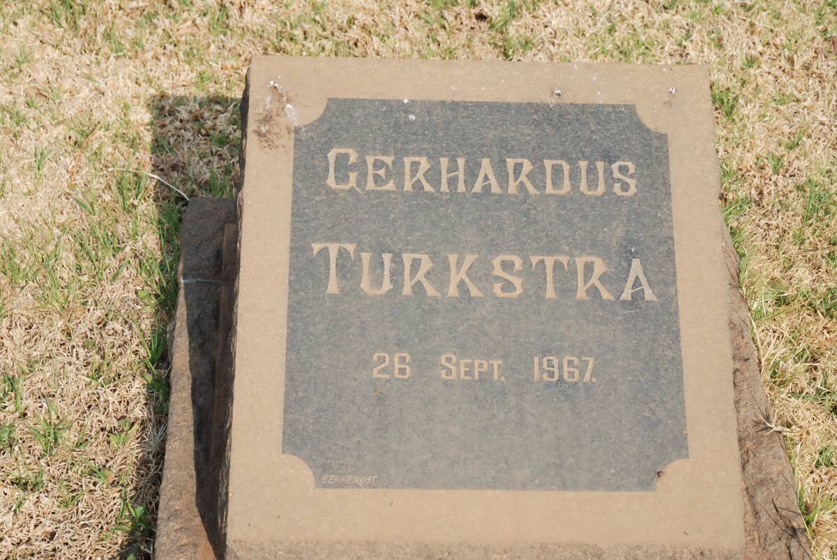 TURKSTRA Gerhardus -1967