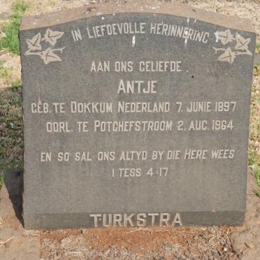 TURKSTRA Antje 1897-1964