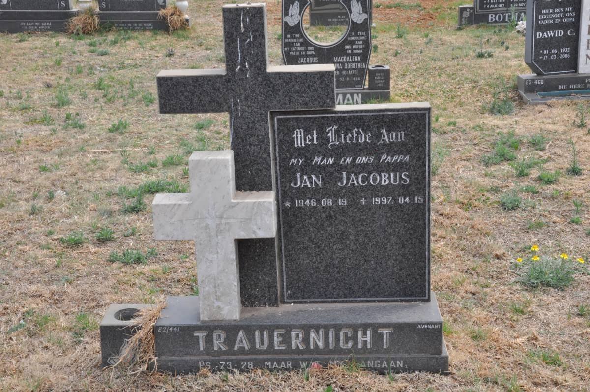TRAUERNICHT Jan Jacobus 1946-1997