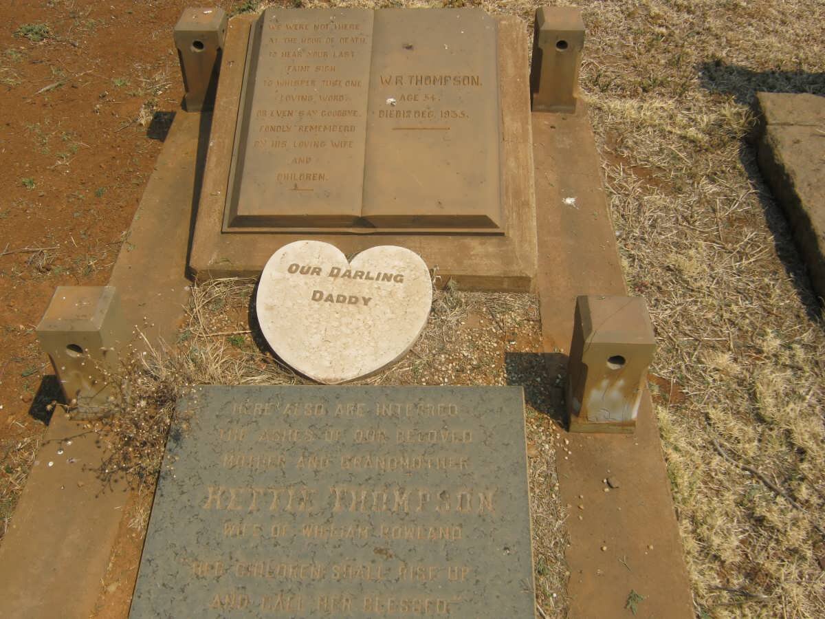 THOMPSON W.R. -1935 &amp; Hettie -1979