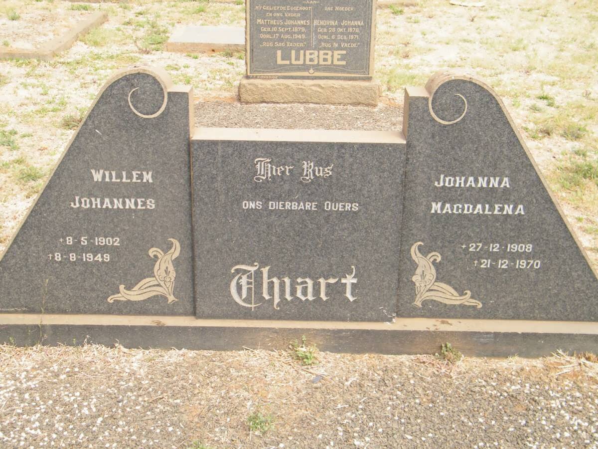 THIART Willem Johannes 1902-1949 &amp; Johanna Magdalena 1908-1970