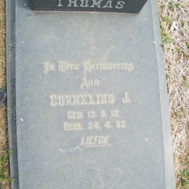THOMAS Cornelius J. 1912-1982