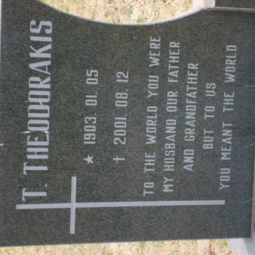 THEODORAKIS T. 1903-2001