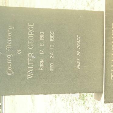 THATCHER Walther George 1910-1965