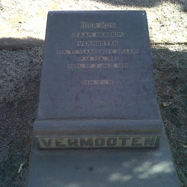 VERMOOTEN Izaak Hendrik 18?2-1951