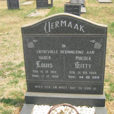 VERMAAK Louis 1914-1990 &amp; Kitty 1920-2010