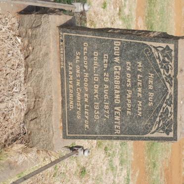 VENTER Douw Gerbrand 1877-1939