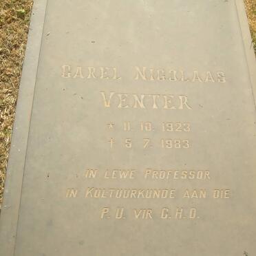 VENTER Carel Nicolaas 1923-1983