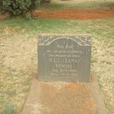 VENTER H.L.C. 1904-1962