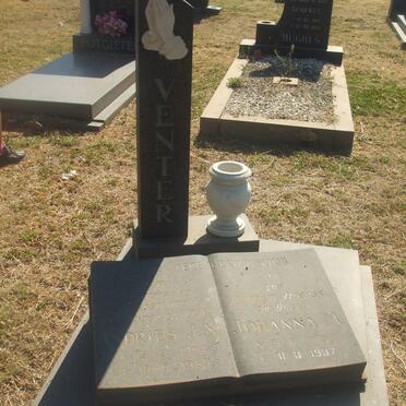 VENTER Andries J.N. 1904-1983 &amp; Johanna M. 1913-1997