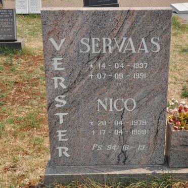 VERSTER Servaas 1937-1991 :: Nico 1979-1998