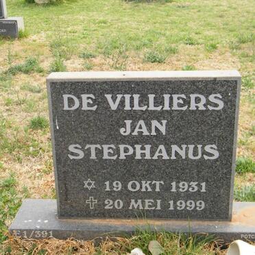 VILLIERS Jan Stephanus, de 1931-1999