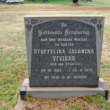 VIVIERS Stoffelina Jacomina nee VAN STRATEN 1895-1978
