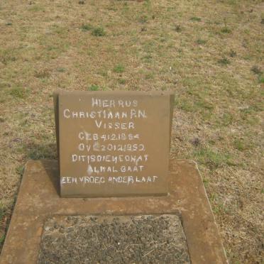 VISSER Christiaan P.N. 1884-1952