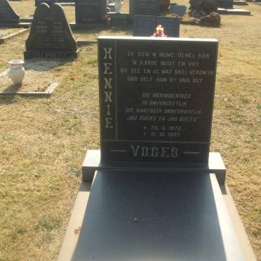 VOGES Hennie 1970-1983