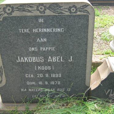 VUUREN Jakobus Abel, J. van 1899-1978