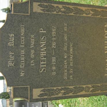 VUUREN Stephanus P., J. van 1911-1967