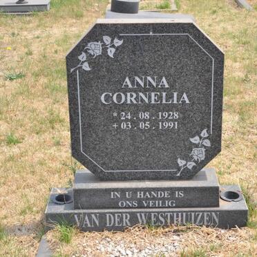 WESTHUIZEN Anna Cornelia, van der 1928-1991