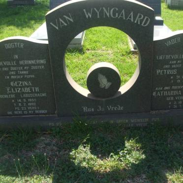 WYNGAARD Petrus Johannes, van  1930-1988 &amp; Catharina Jacoba VERMEULEN 1932-1992