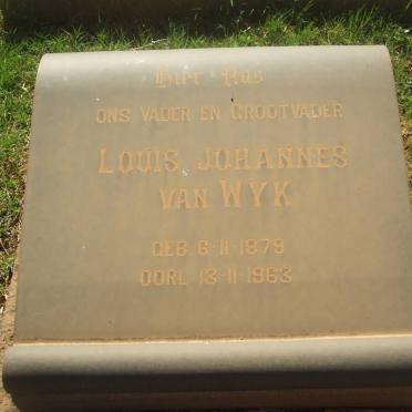 WYK Louis Johannes, van 1879-1963