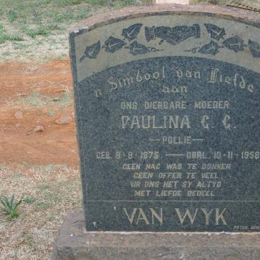 WYK Paulina G.G., van 1875-1958
