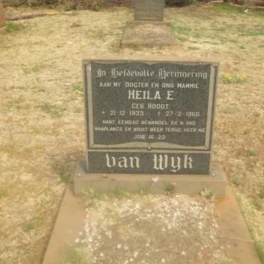 WYK Heila E., van nee ROODT 1933-1960