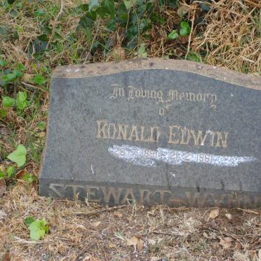 WYNNE Ronald Edwin, Stewart 1891-1961