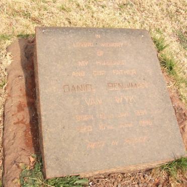 WYK Daniel Benjiman, van 1894-1946