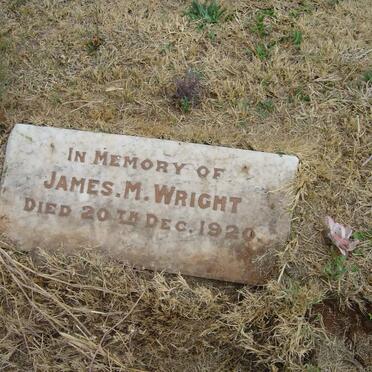 WRIGHT James M. -1920
